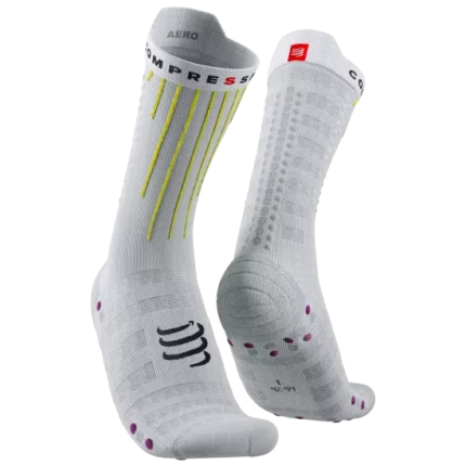 Aero Socks White Yellow