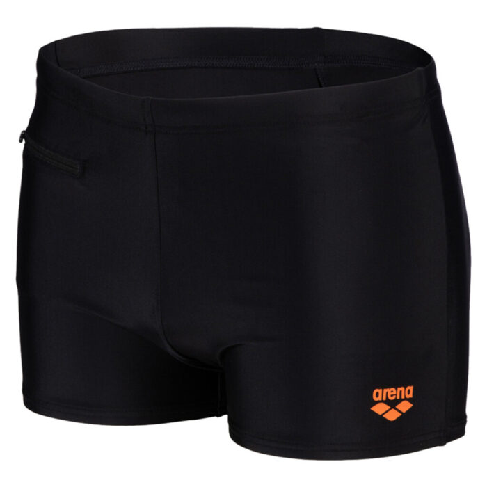 Men Zip Swim Short Black - Image 2