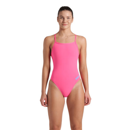 Team Swimsuit Challenge Solid Shocking Pink