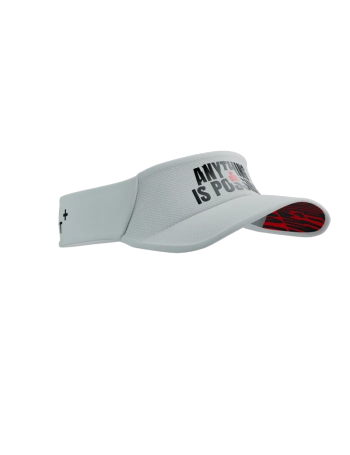 Running Visor Ironman White