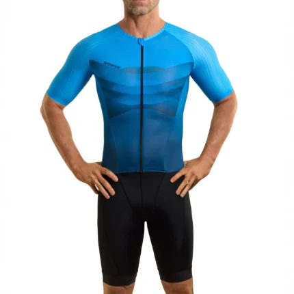 Pro 2.0 Short Sleeves Tri Suit Men Aegean