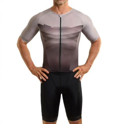 Pro 2.0 Short Sleeves Tri Suit Men Coal