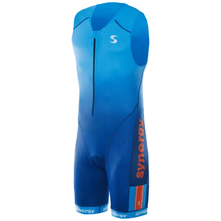 Elite Sleeveless Tri Suit Men Cobalt Blue