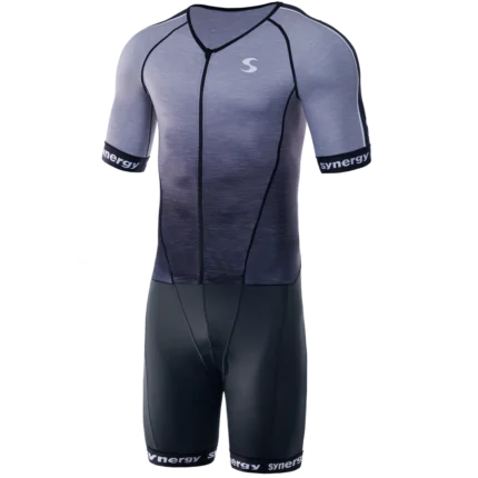 Pro Short Sleeves Tri Suit Men Iron Gray