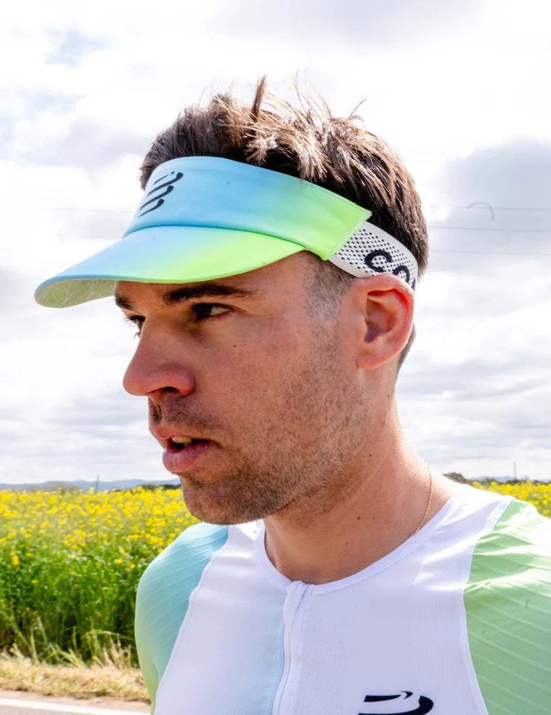 Pro racing Visor Star Wight/Blue/Green