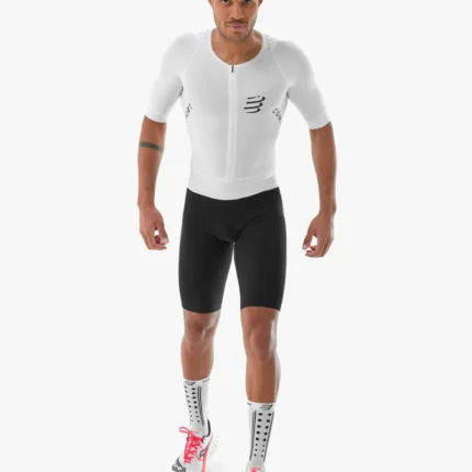 Aero Seamless Ss Trisuit M - White/Black Men