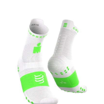 Pro Racing Socks v4.0 Run High - Ironman 2026 - Neon Green/White