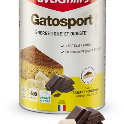 Torta sportiva Gatosport - Banana - Cioccolato